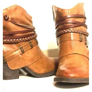 Western ankle boots